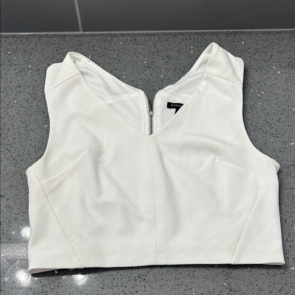 🧡5/$25🧡Dynamite Cream V-Neck Crop Top